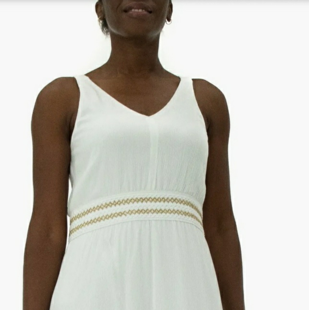 Nina leonard v neck maxi dress